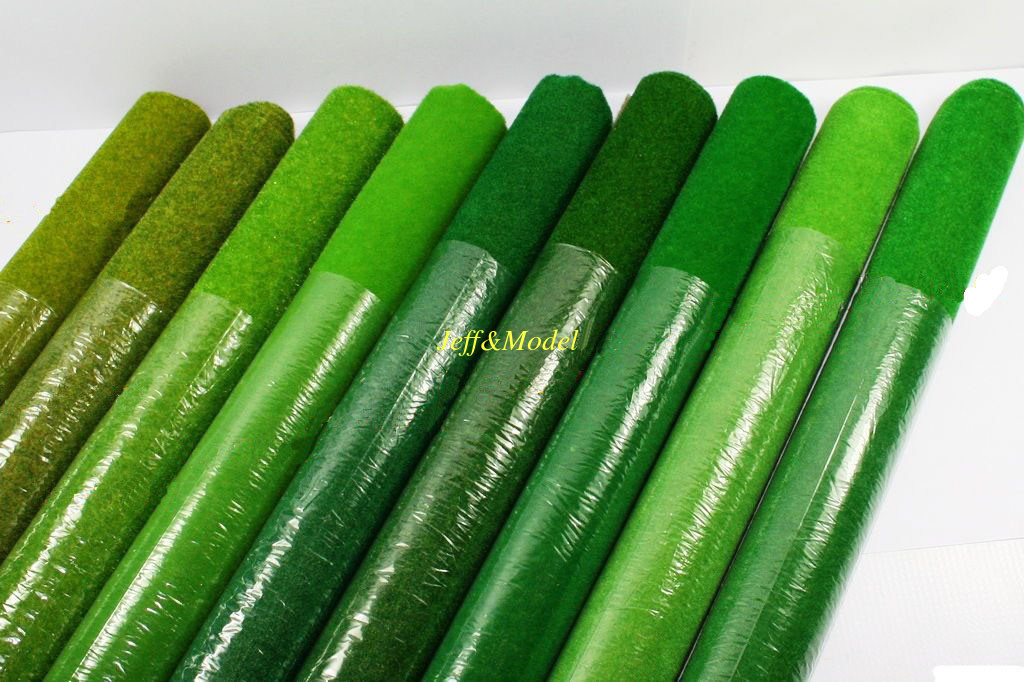 MODEL GRASS MATE ,DIFFERENT COLORS,NYLON GRASS ,ADHISIVE GRASS ,TURFF