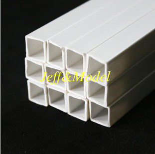 SQUARE TUBE ABS Plastic pipe 50cm length DIA 3.0-10MM 3.0,4.0,5.0,6.0,8.0,10MM