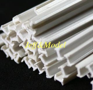 H-Shape Stick ABS Plastic pipe 50cm length DIA 1.0-3.0MM 1.0*2.0,/2.0*2.5/2.0*3.0MM